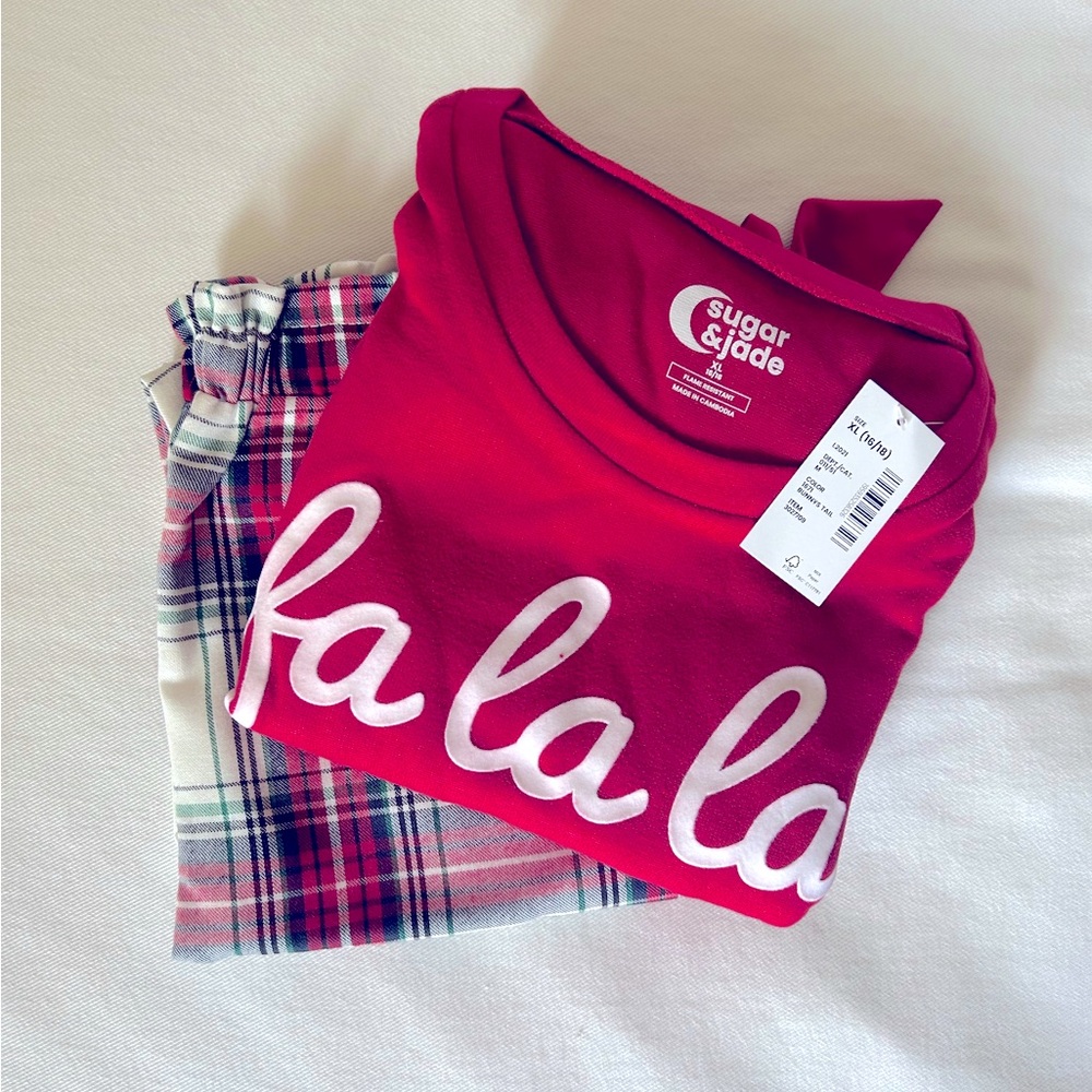 Sugar and Jade Holiday Pajama Set NWT Tween / Teen / Kids Size Child XL